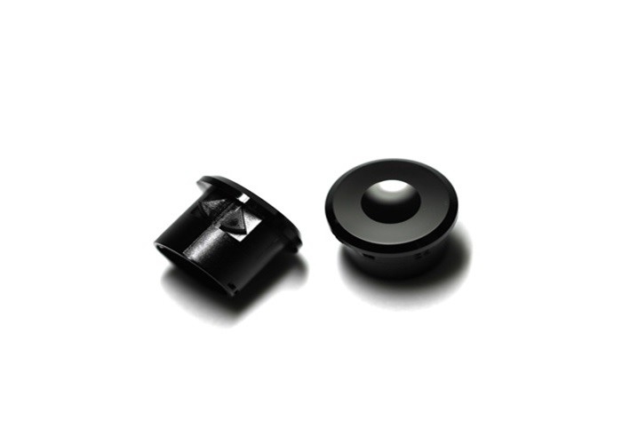 OEM/ODMの設計/顧客用レンズのヘッド受信機の黒のPCのプラスチック光学レンズ